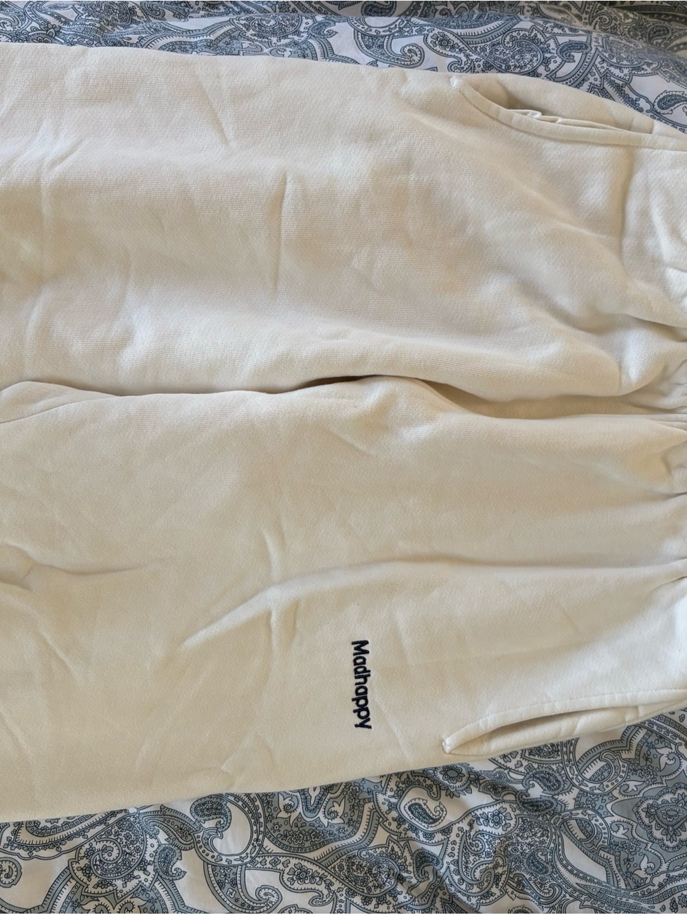 Madhappy Cream Track Joggers